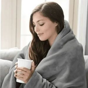 NEW TheraPedic Programmable Silky Plush Electric Warming Heating Blanket